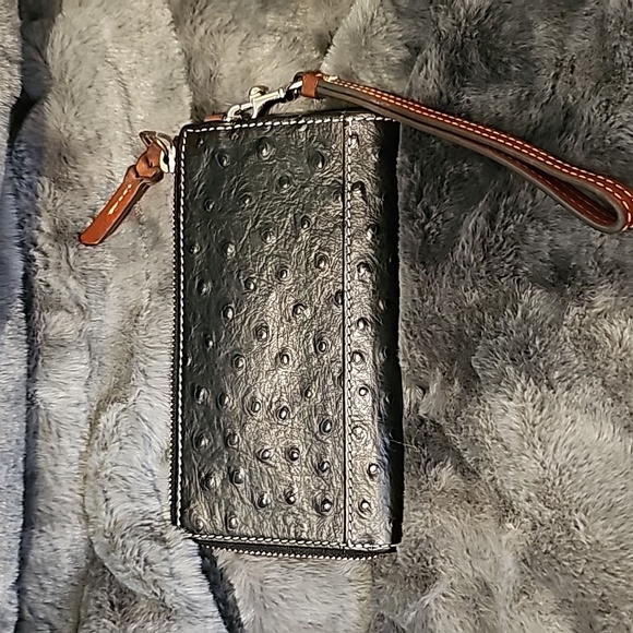 Dooney & Bourke Ostrich Mini Satchel with Wallet - Picture 7 of 9